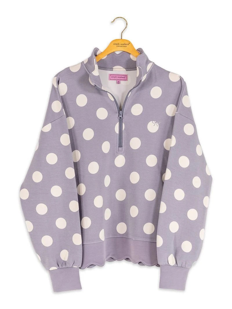 SS Scallop Collar Pullover