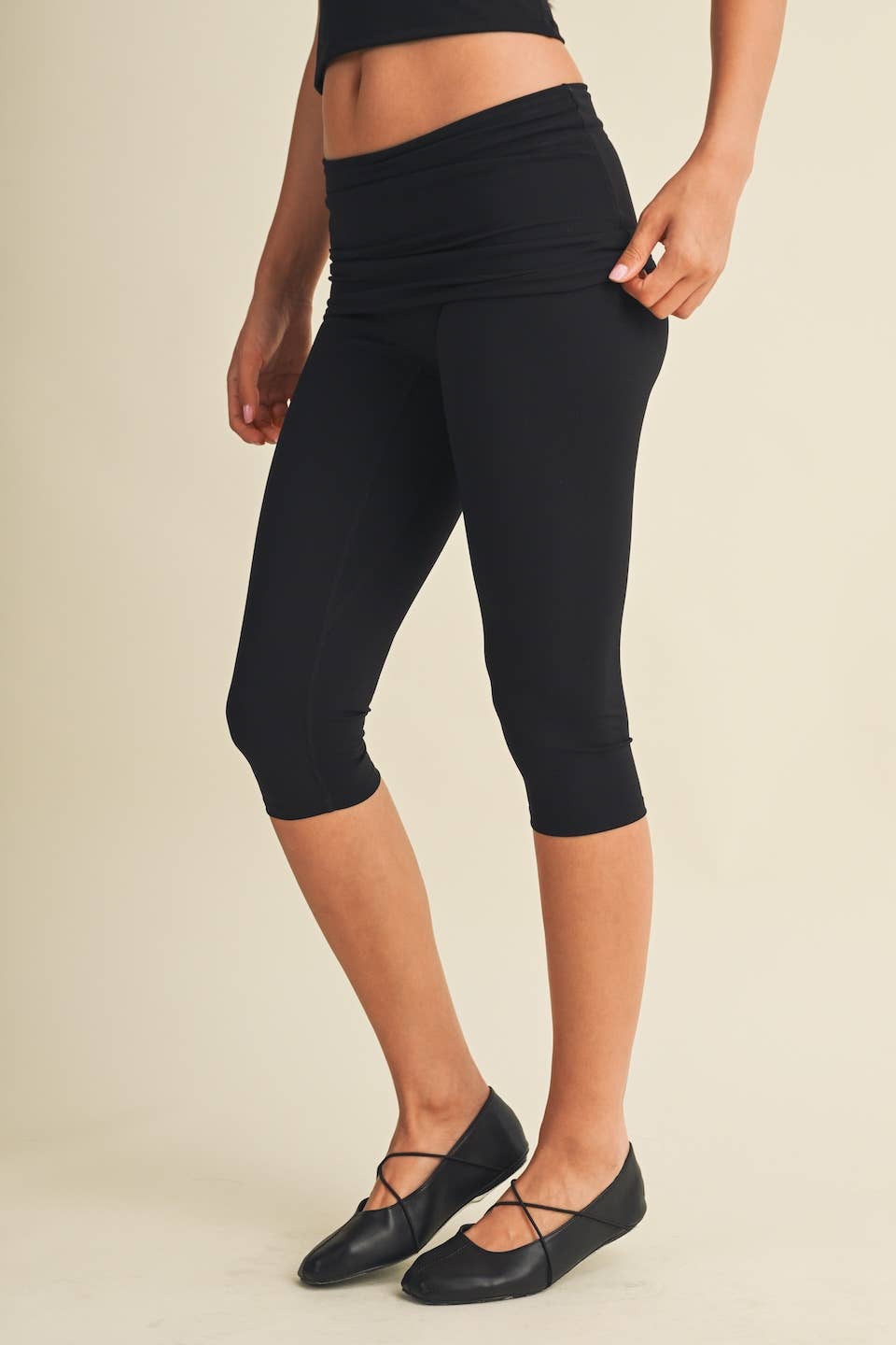 Foldover Capri Legging