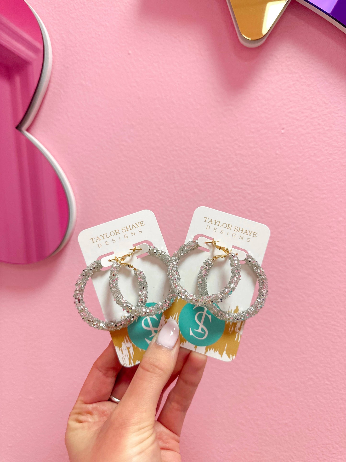 Glitter Hoops