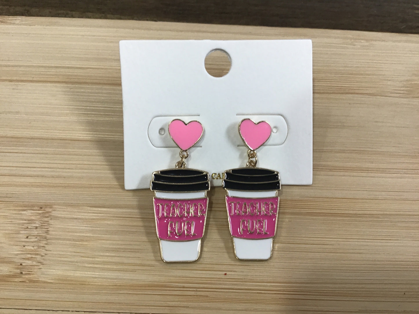 Teacher Coffee Earrings