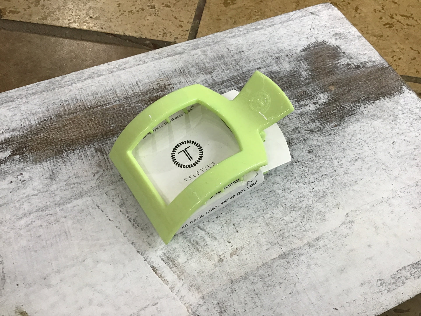 Teletie Square Flat Clip Medium