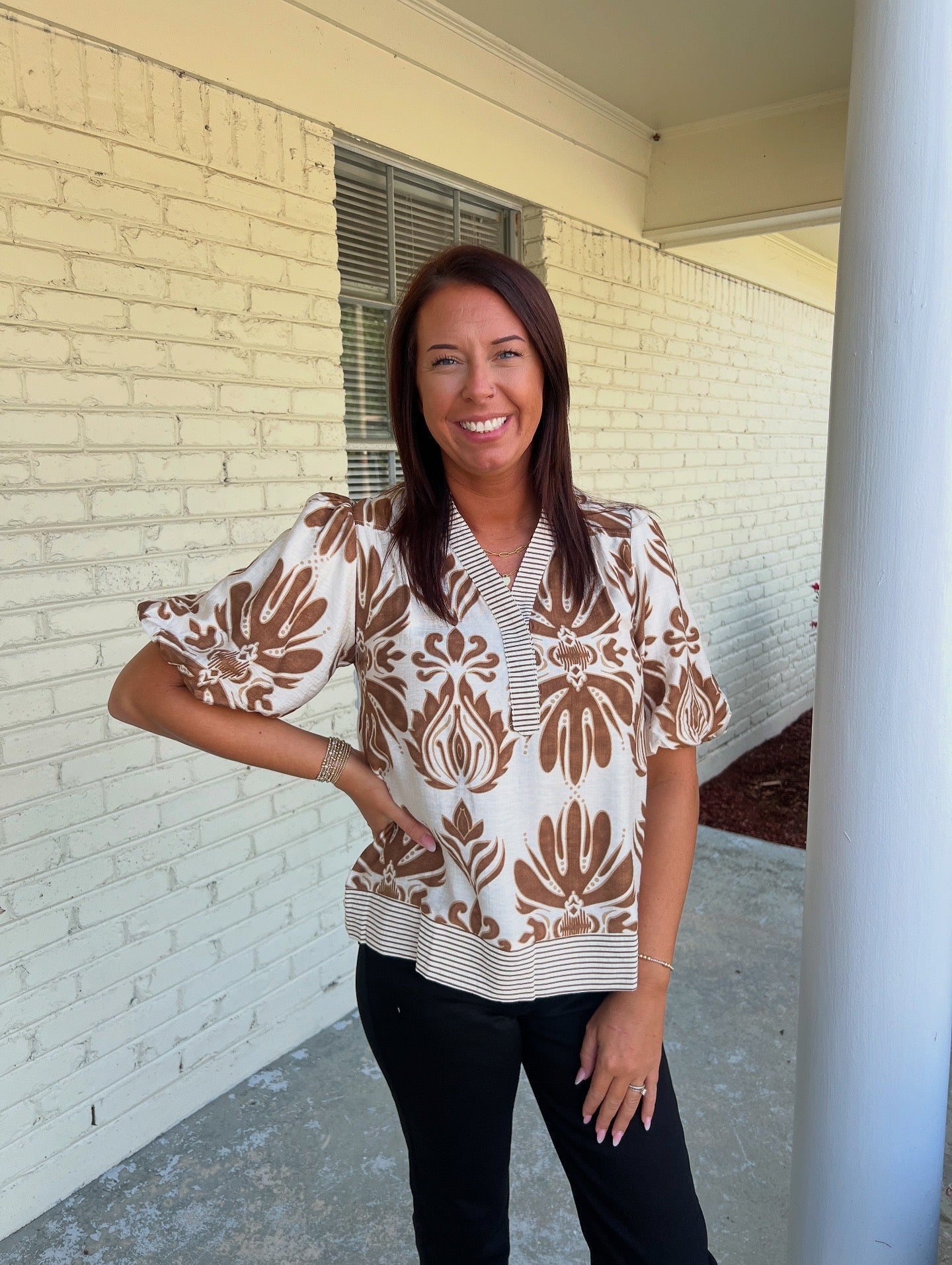 Lydia Square Neck top
