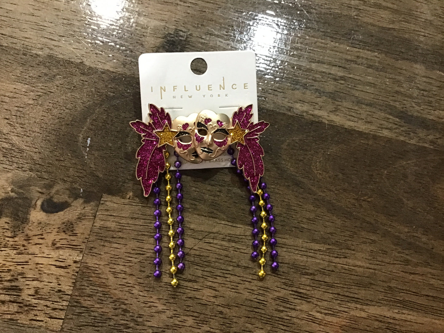 Mardi Gras Earrings