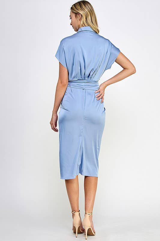 Charmeus Midi Collared Dress