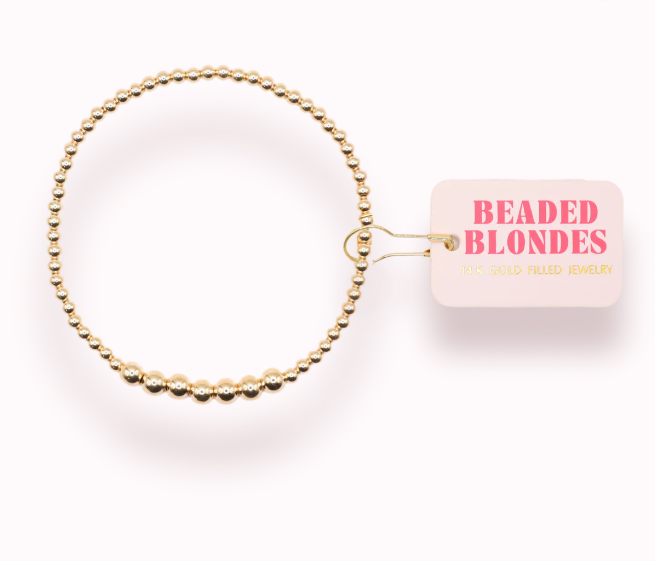 Beaded Blonde Lucky Gold