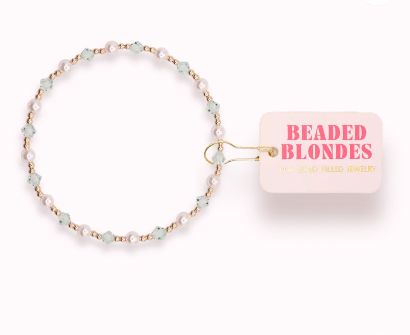 Green Pearl June Bracelet