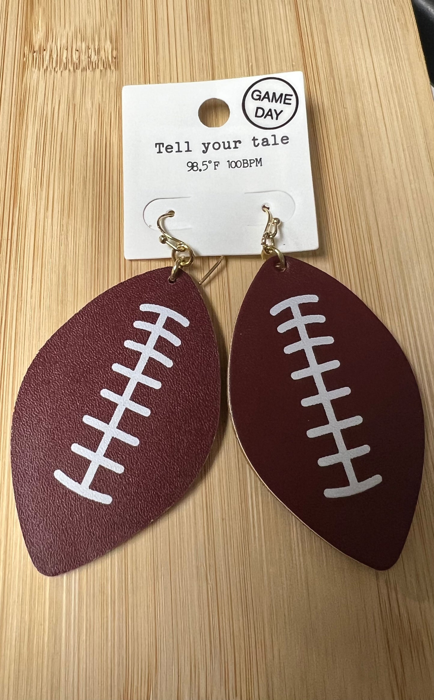 Football Earrings