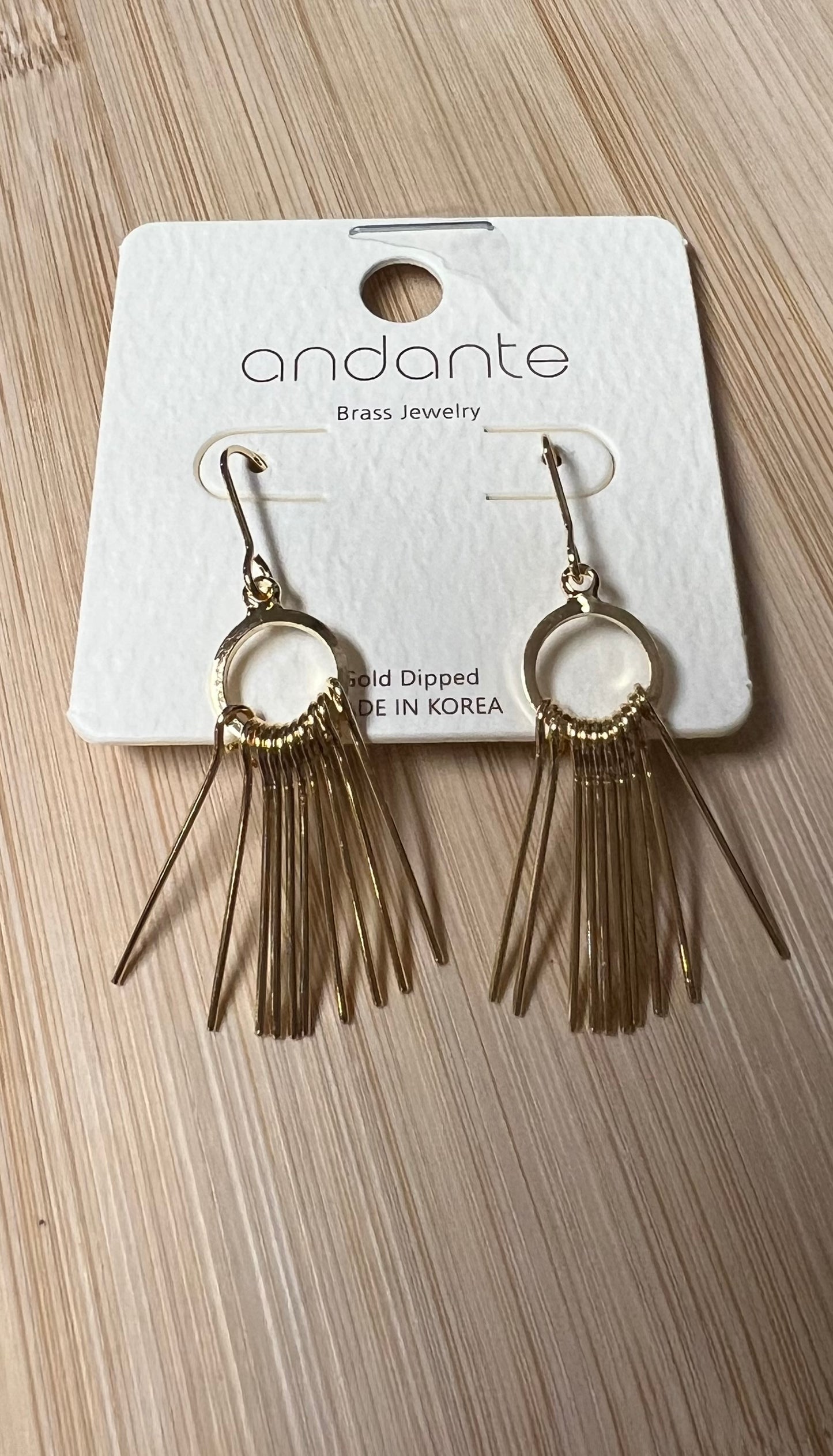 Fancy Gold dipped Earrings