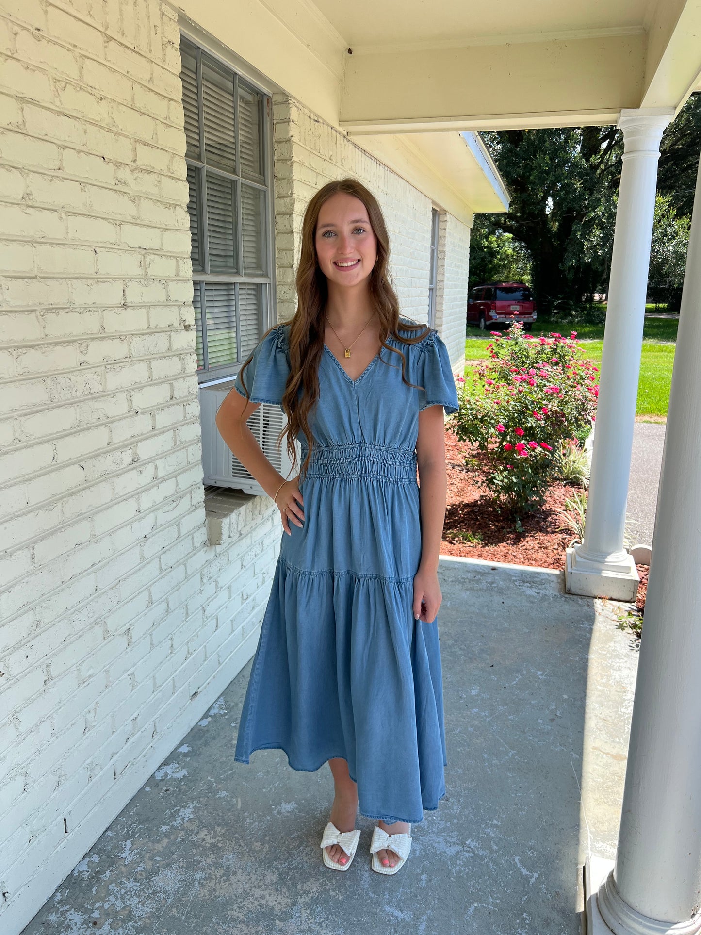 Moving On Midi Dress