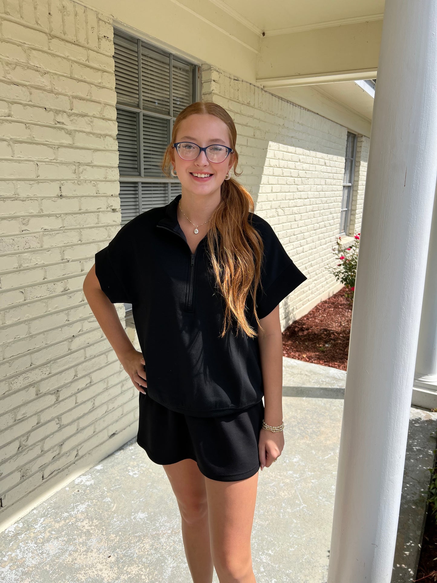 Mazie Quarter Zip Top
