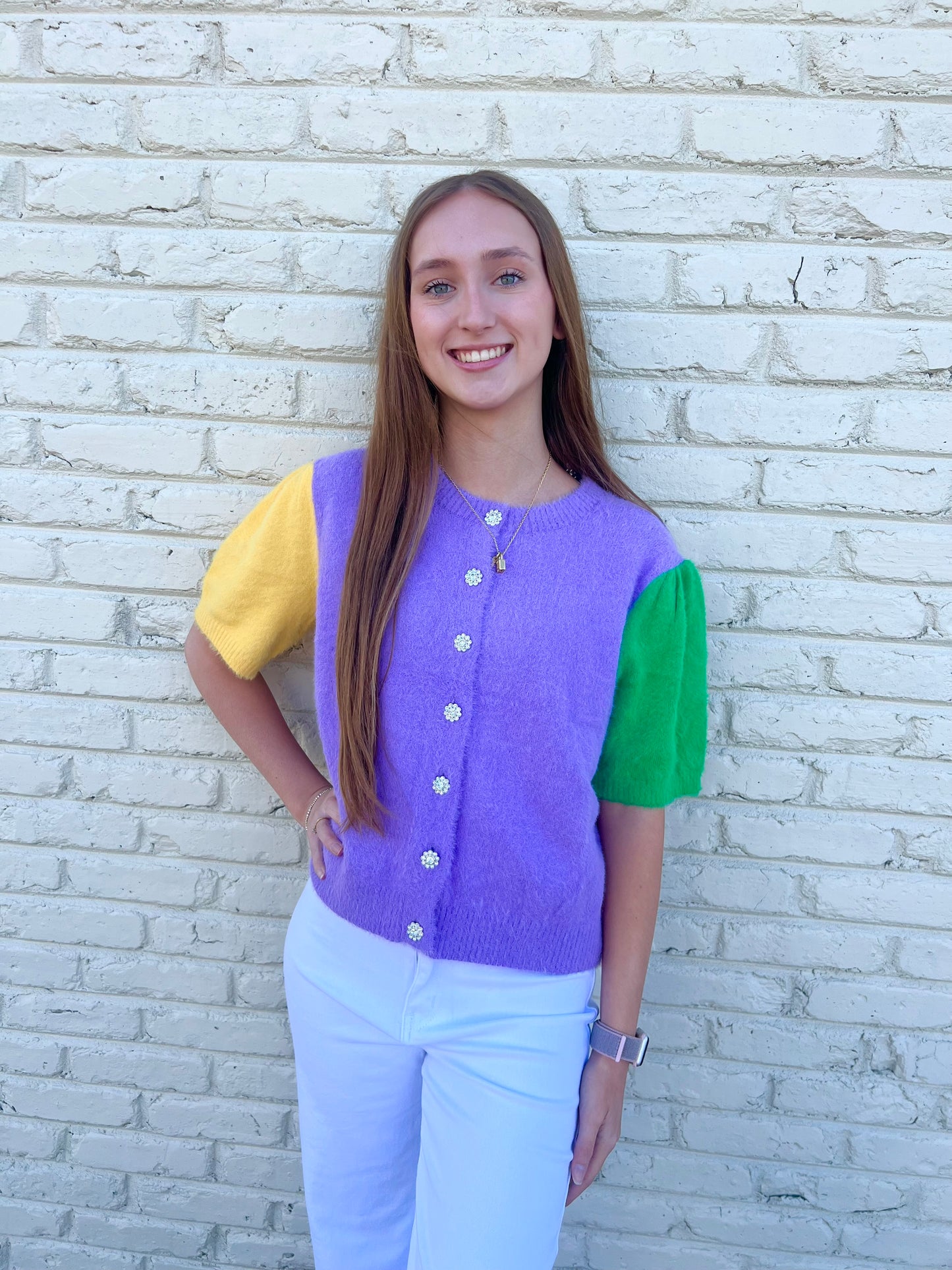 Mardi Gras Soft Cardigan