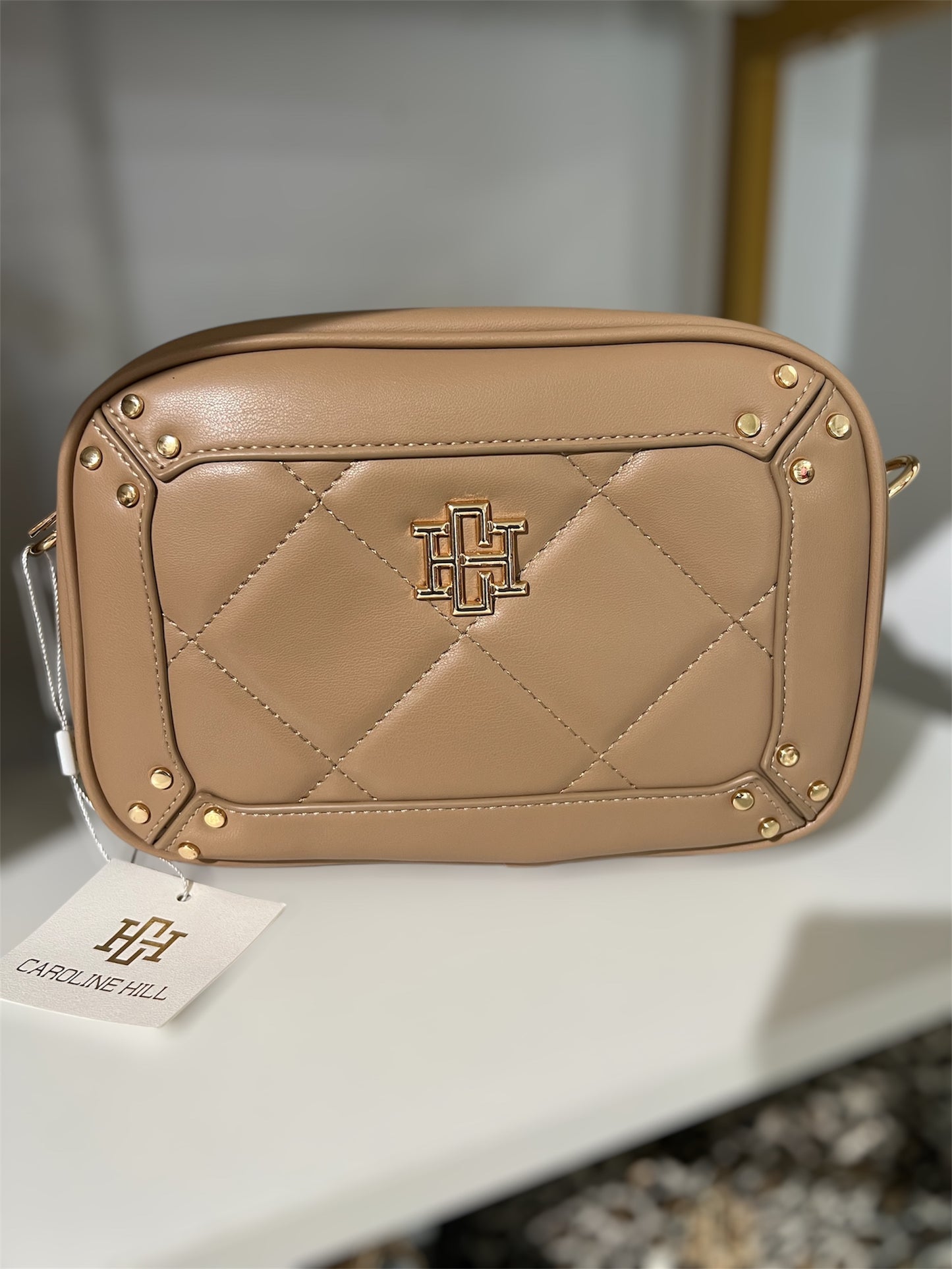 Caroline Hill Sloane Studded Crossbody