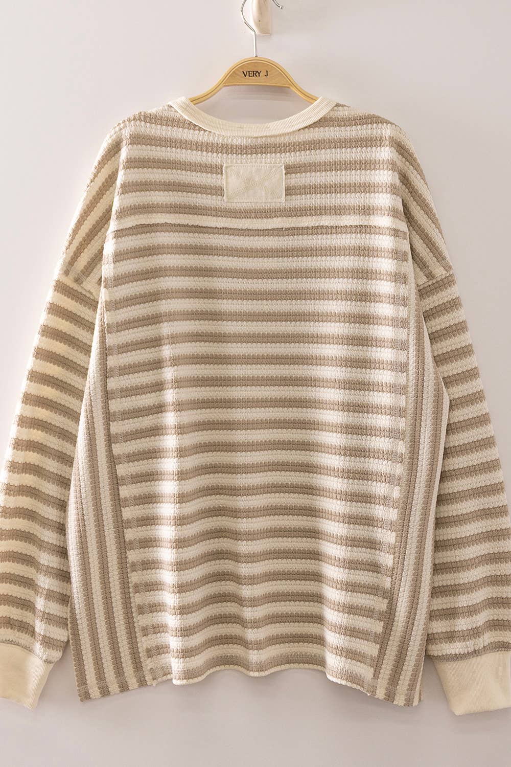 Stripe Waffle Top