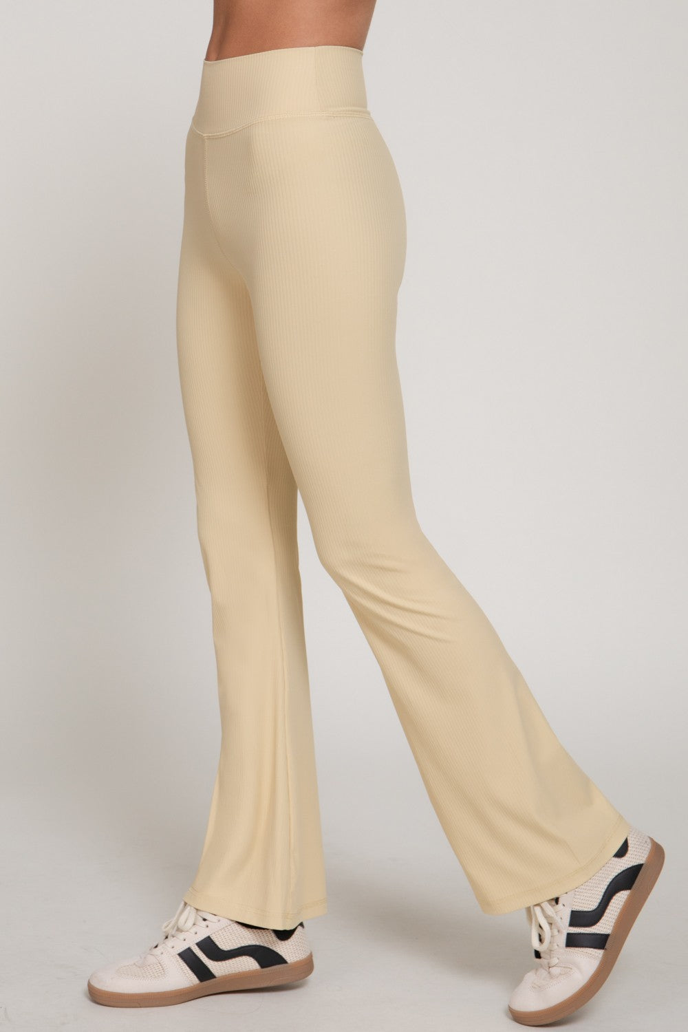 Classic Ribbed Flare Pants