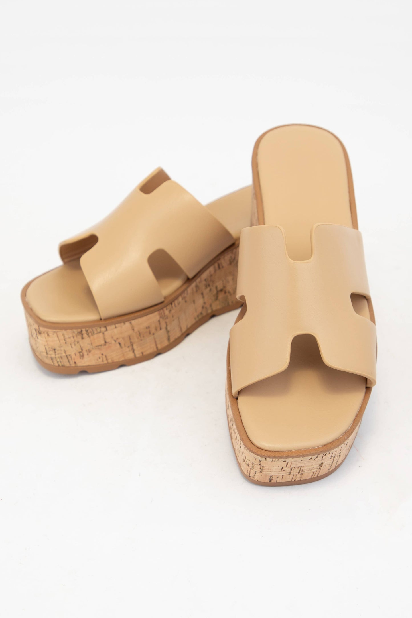 CUT OUT DESIGN UPPER PLATFORM WEDGE