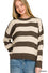 Striped Drop Shoulder Sweater
