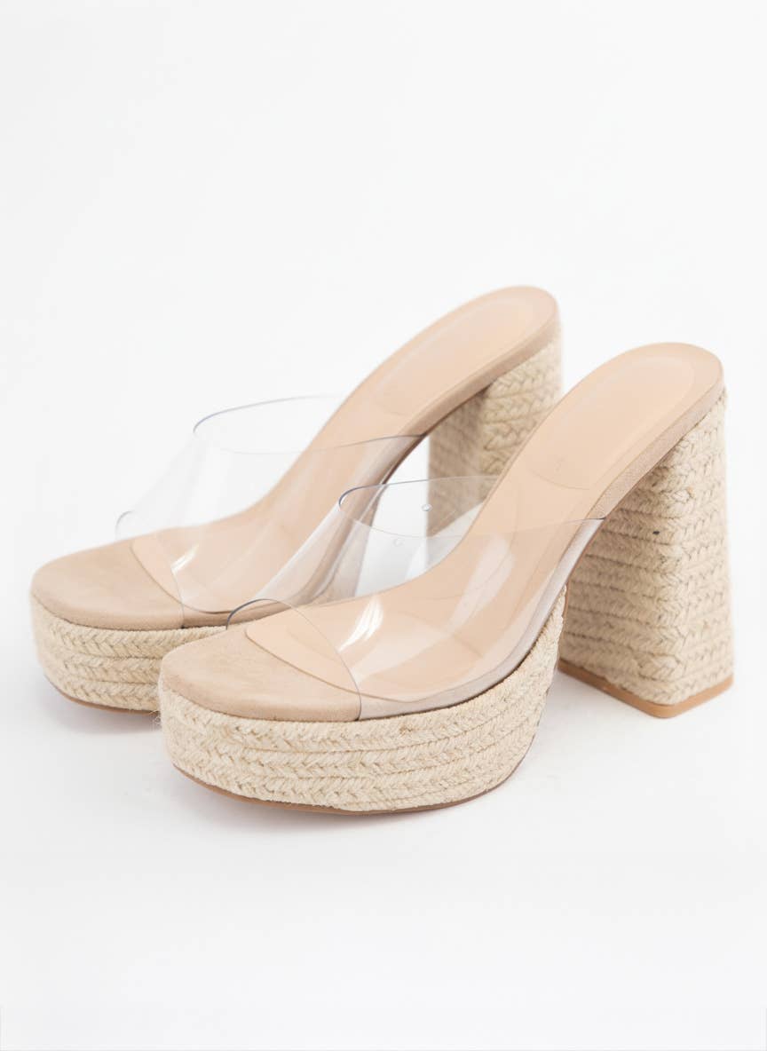 Aisha Platform Block Heel Sandals