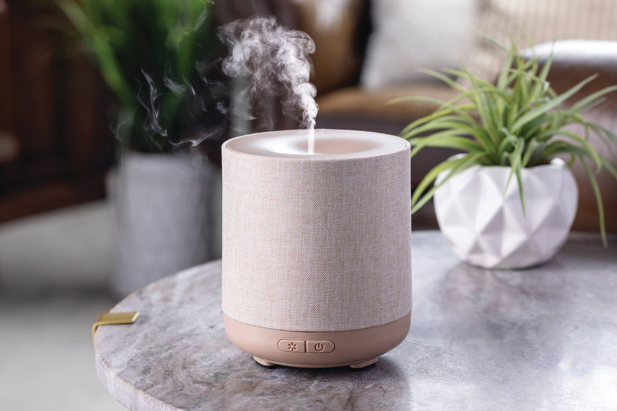Natural Linen Ultrasonic Essential Oil Diffuser