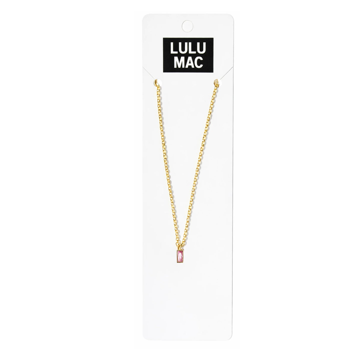 LULU MAC Birthstone Necklace