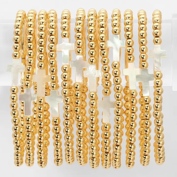 Splended Iris Beaded Bracelet