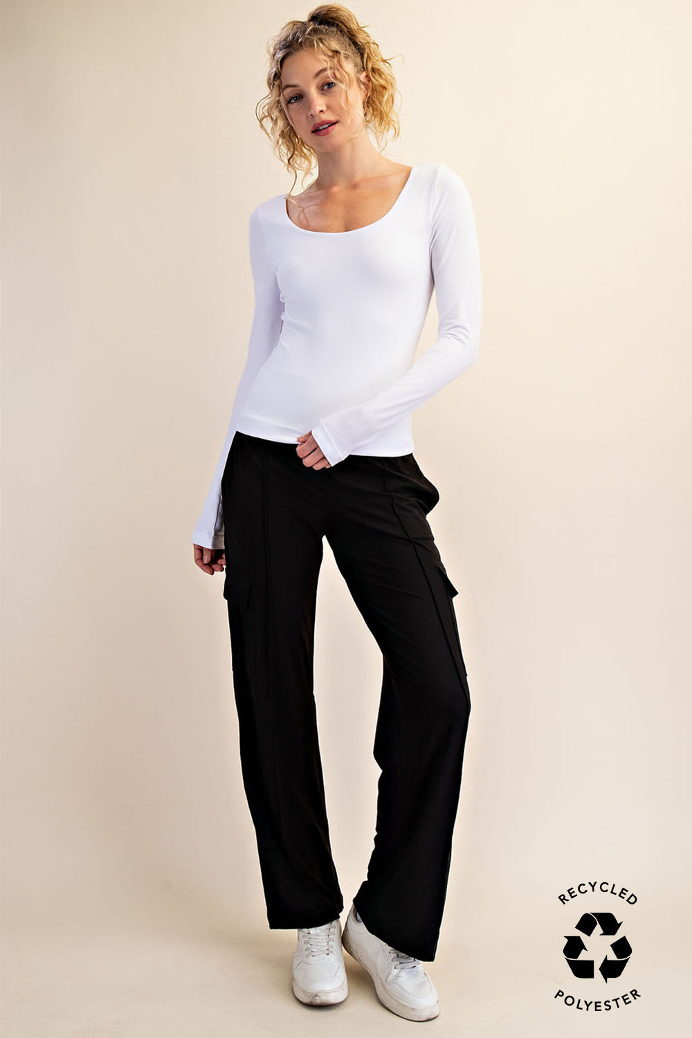BUTTER SOFT ROUND NECK TOP