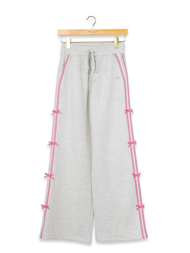SS sweat pants w/ bows