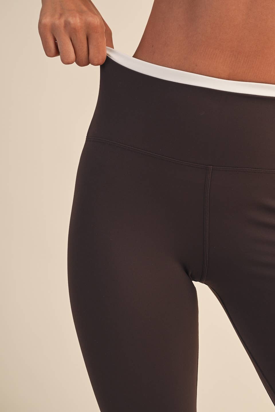 Contrast Binding Legging