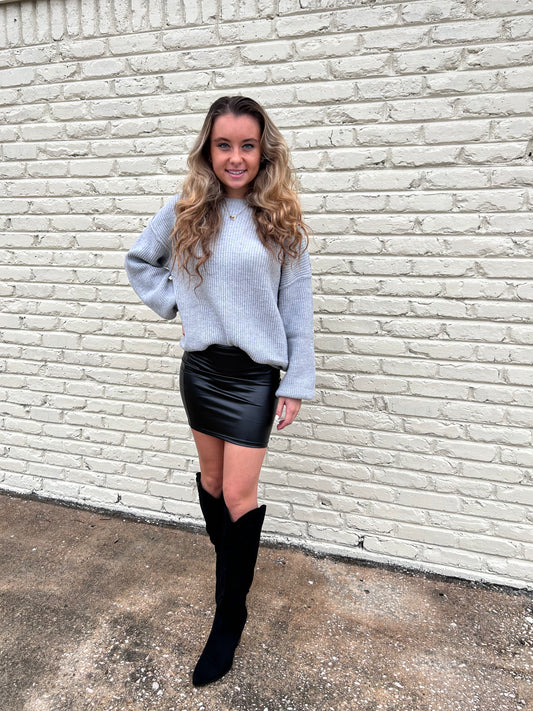 Halli Balloon Sleeve Pullover
