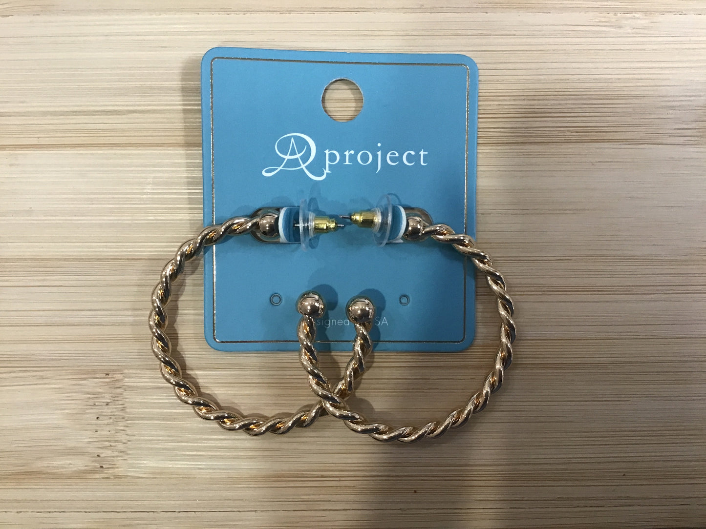 Twisted Hoop Earrings