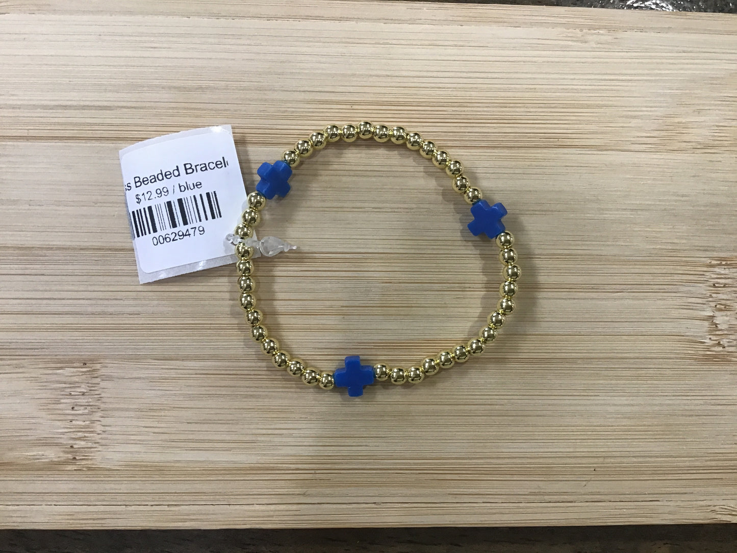 Cross Beaded Bracelet
