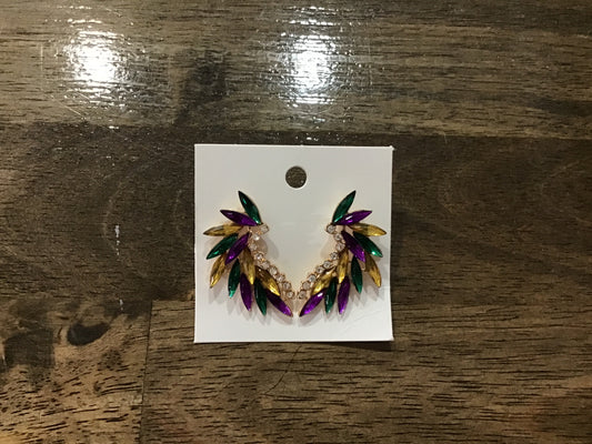 Mardi Gras Earrings