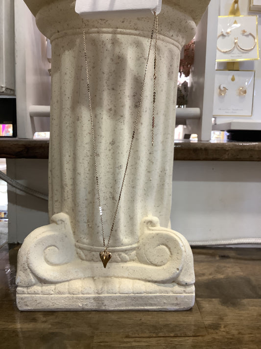 Heart of gold necklace