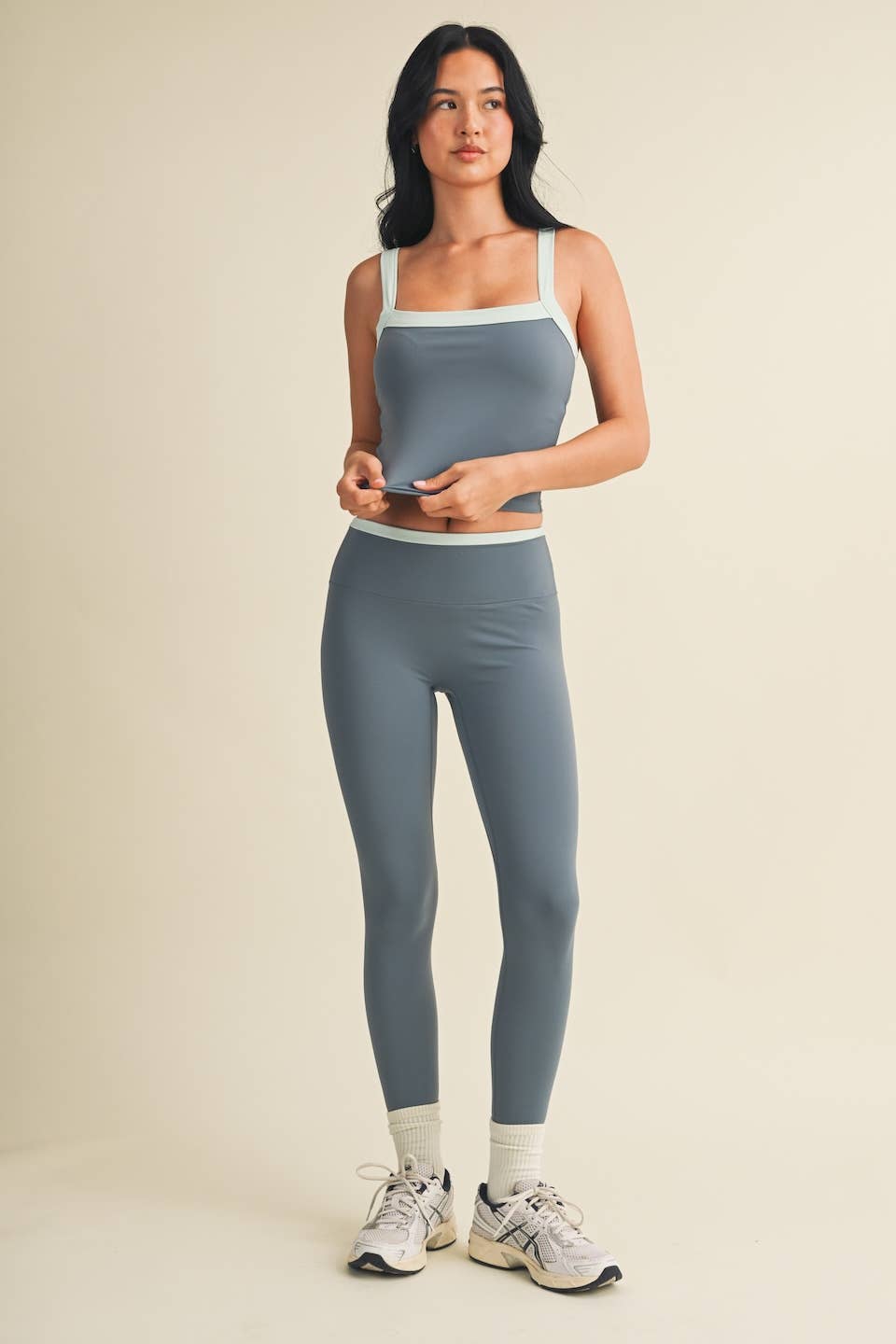 Contrast Block Tank Top