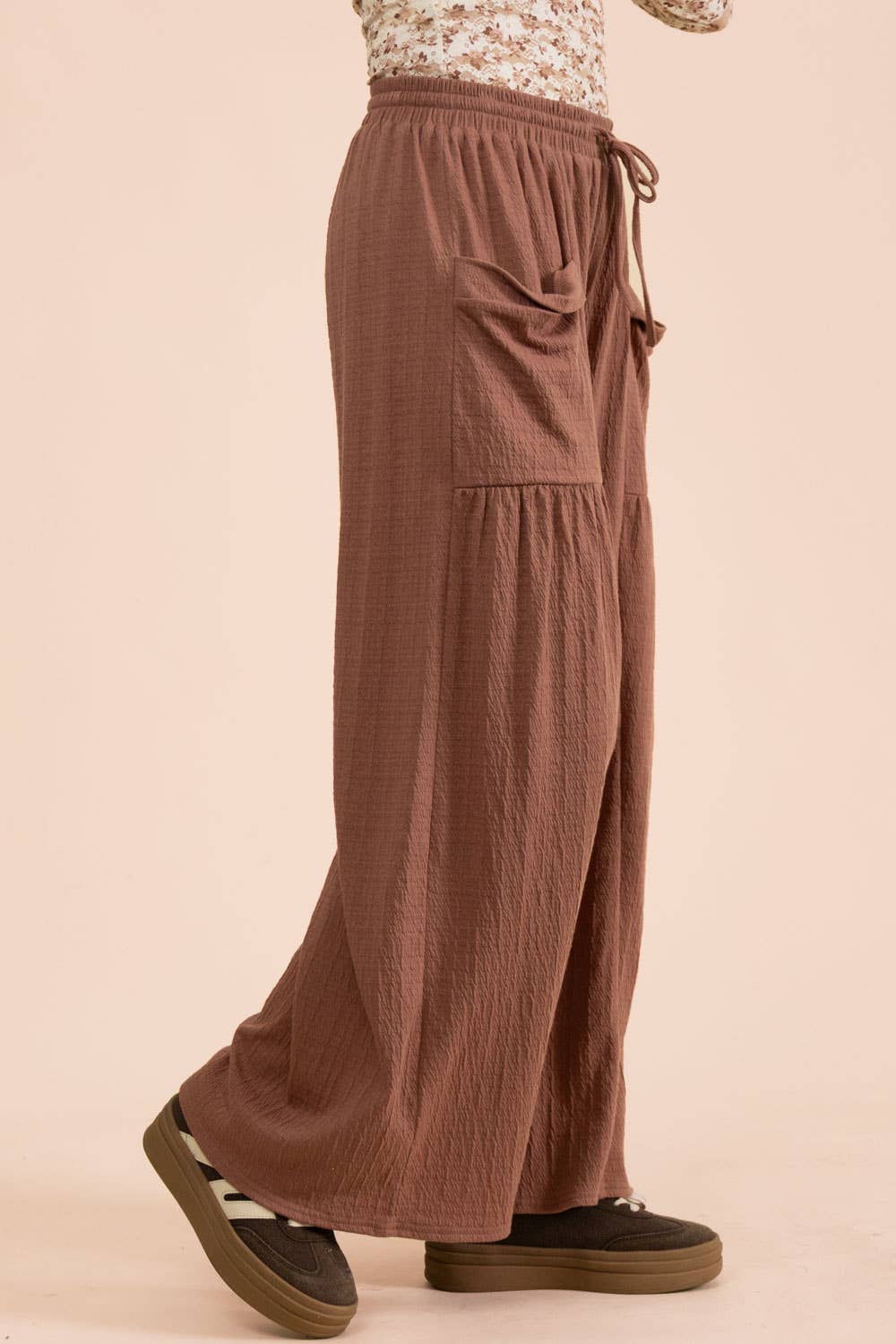 Wide Leg Comfy Knit Pants