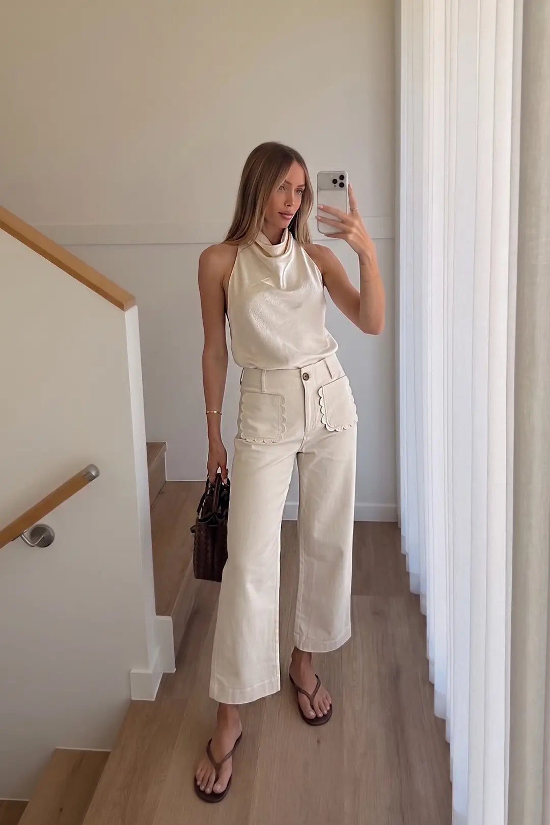 Colette Cropped Wide Leg Pants