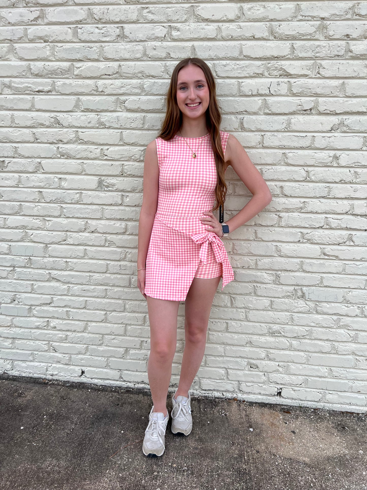 Front Tie Athletic Romper