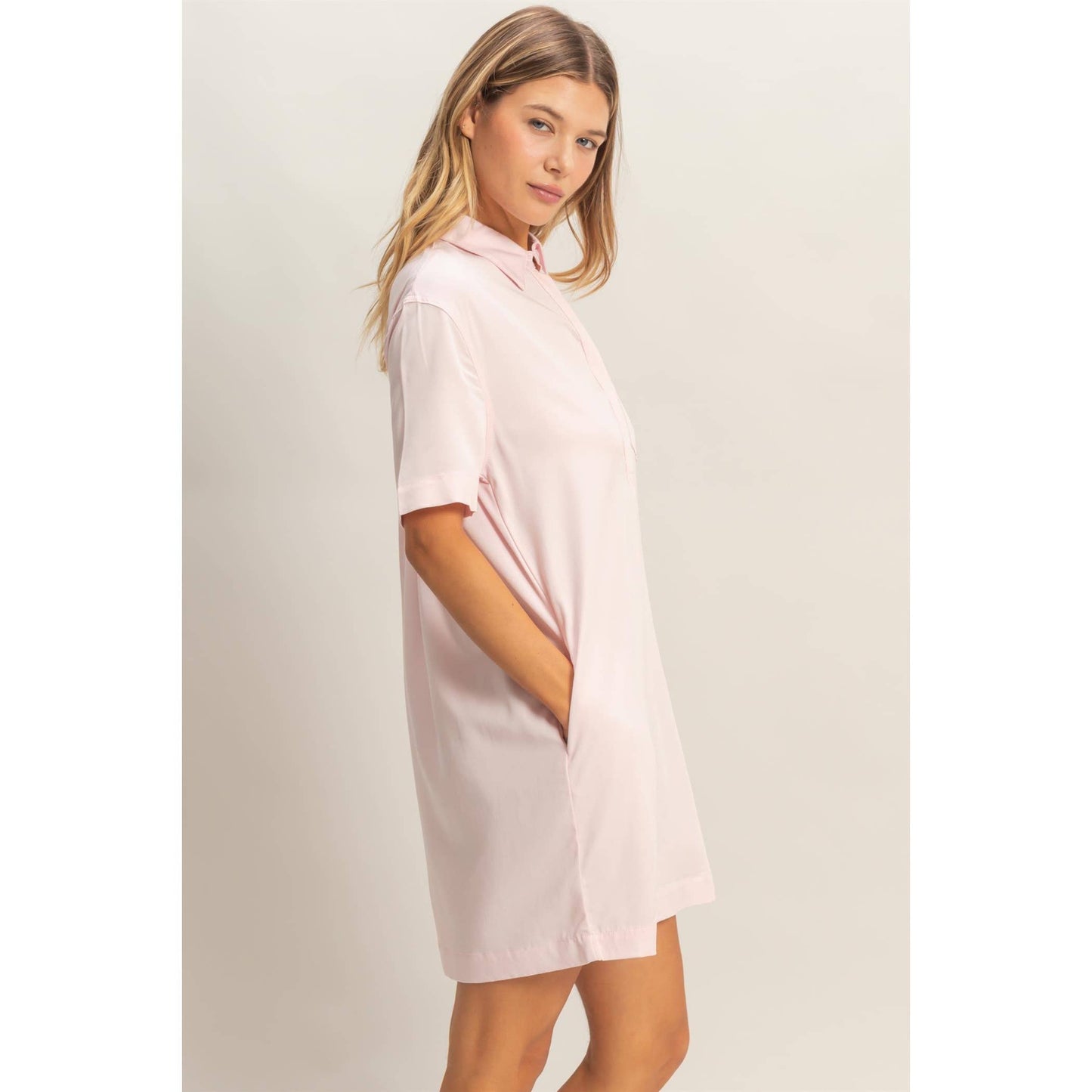 Collared Shirt Dress