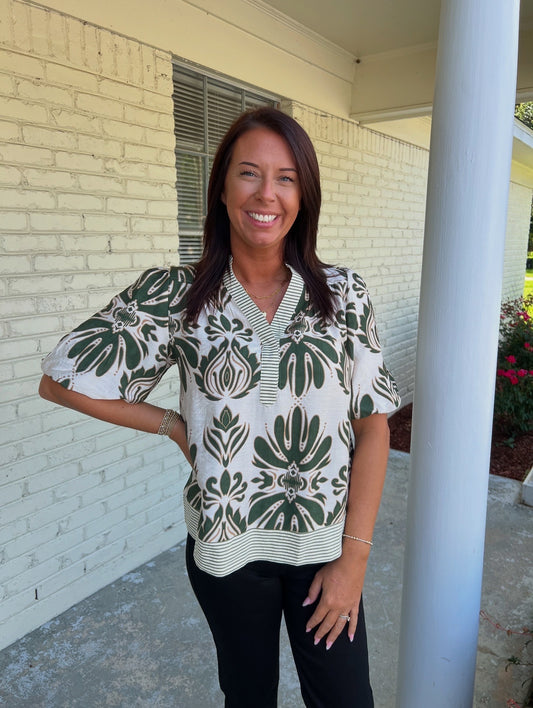 Lydia Square Neck top