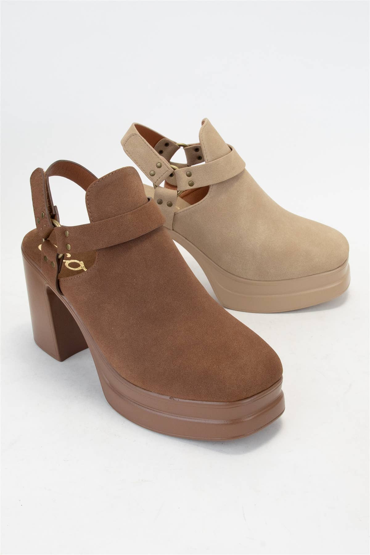 Palazzo Slingback Cutout Platform Bootie
