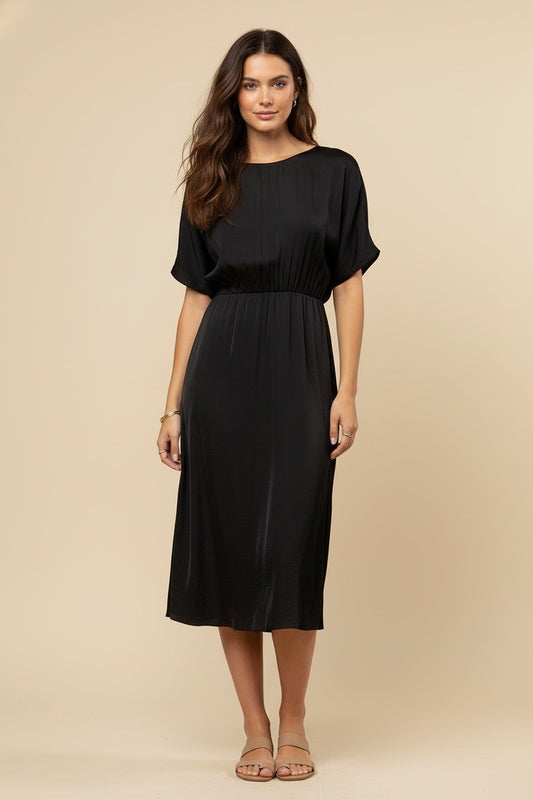 Ava boat neck dress