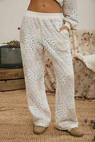Multi-floral Patchwork Quilted Lounge Pants