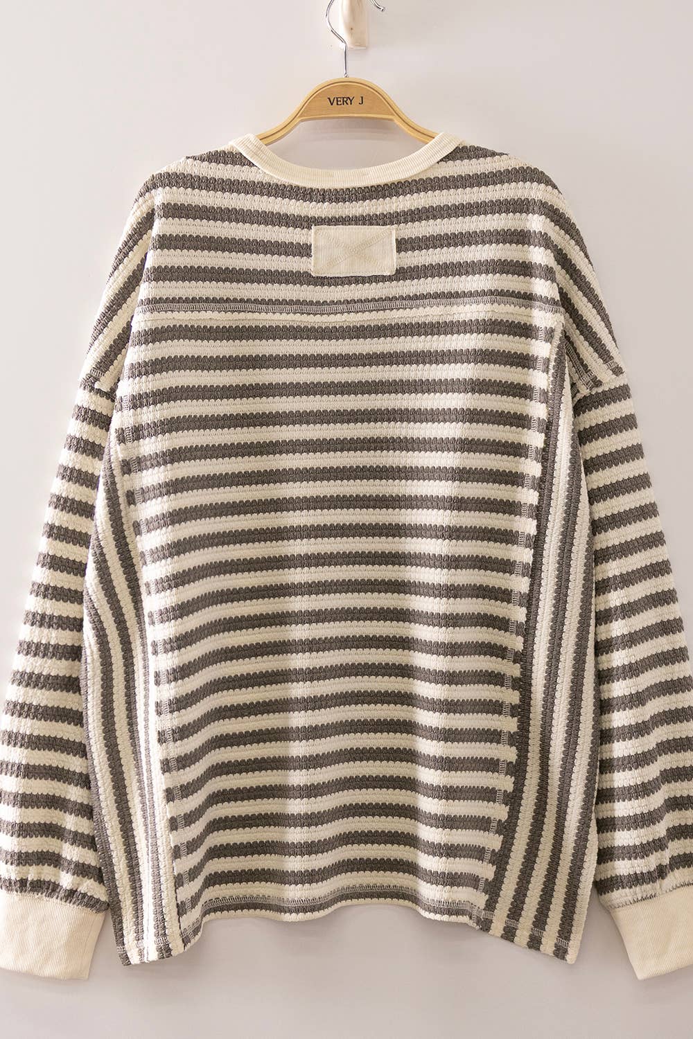 Stripe Waffle Top