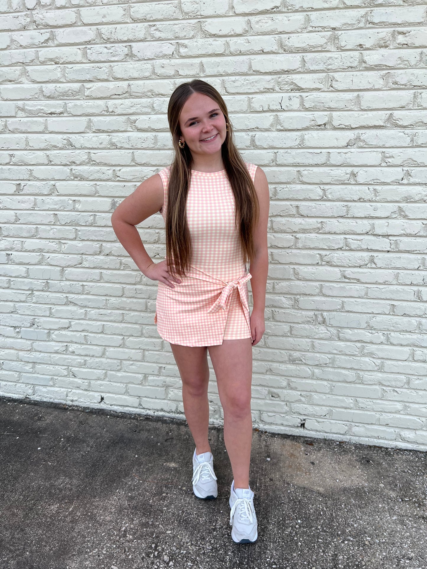 Front Tie Athletic Romper