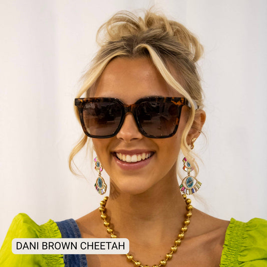 Dani- Women’s Square Sunglasses – Oversized Fall Line