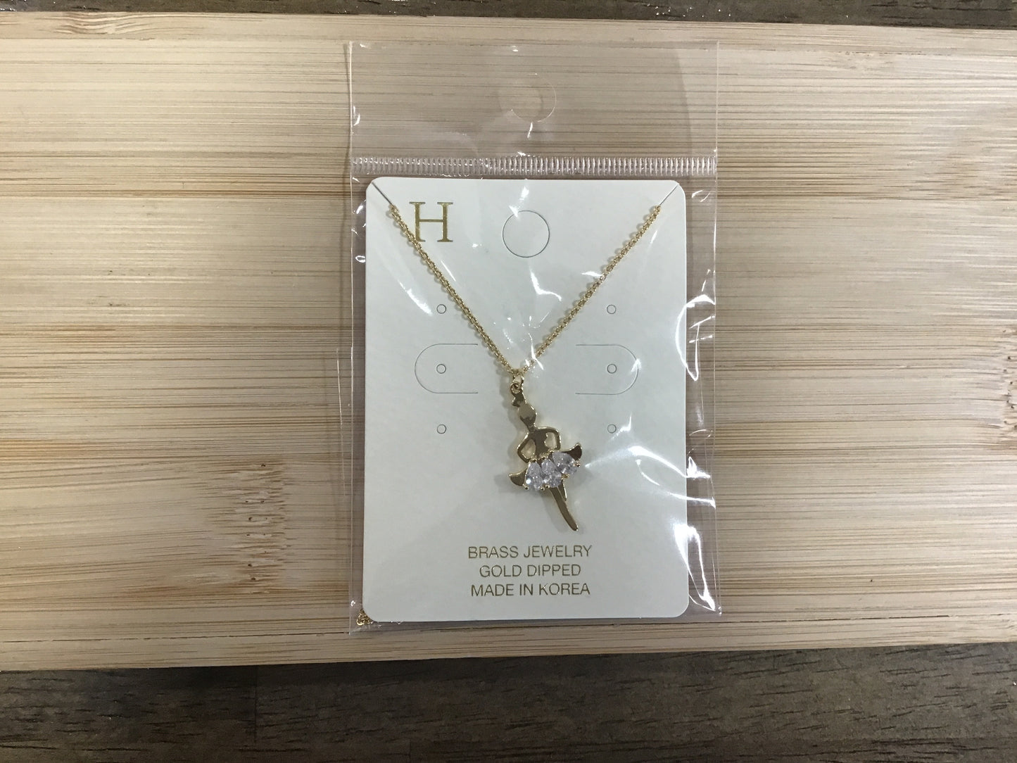 Ballerina Pendant Necklace