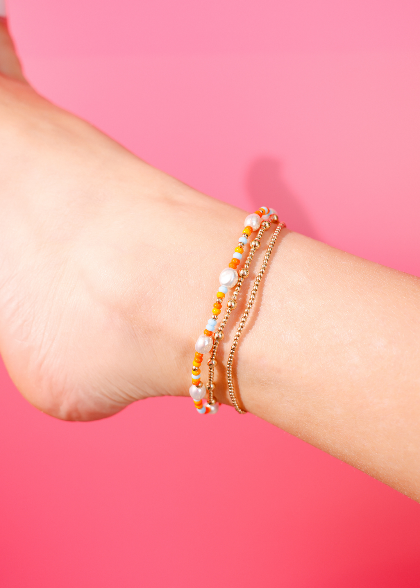 Vitamin D Sprinkle Pearl Anklet