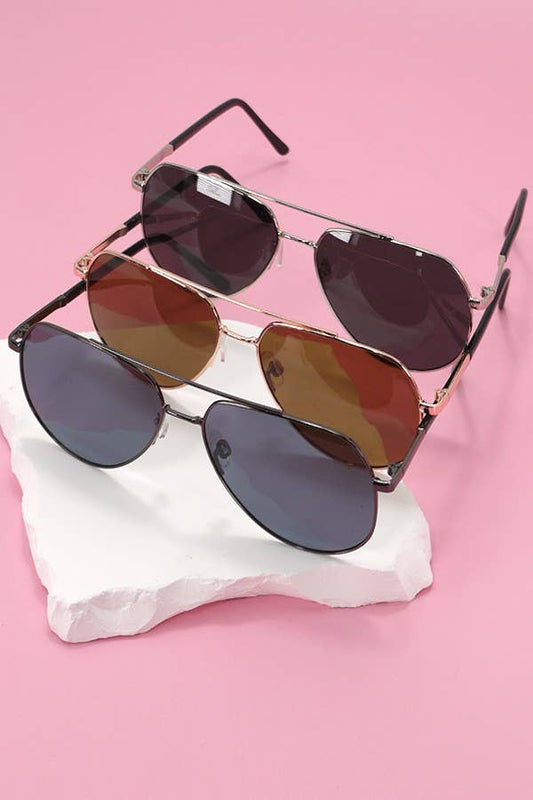 DOUBLE BRIDGE SUNGLASSES AVIATOR