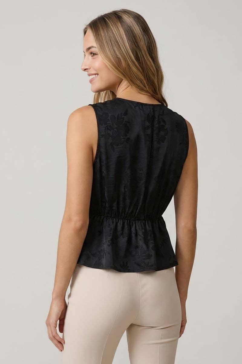 Jaclyn Lace Trim Top