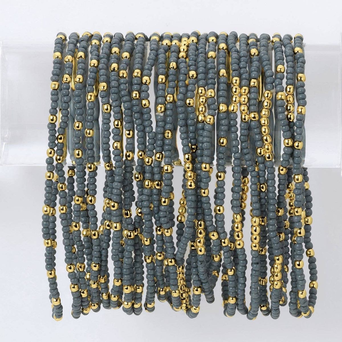 Solid Color 2mm Seed Bead Bracelets