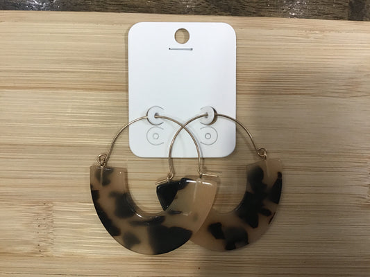 Acrylic Curved Bar Hoops